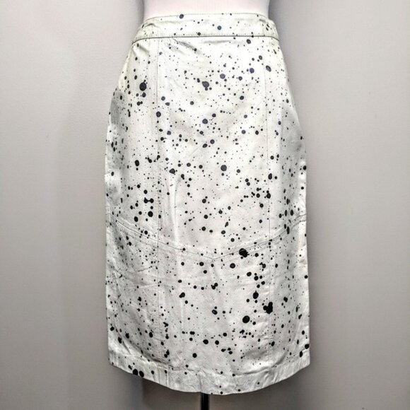 Custom Made Leather Splatter Skirt - Picture 1 of 6